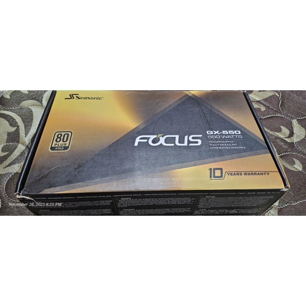 Seasonic GX 550W Gold Modular