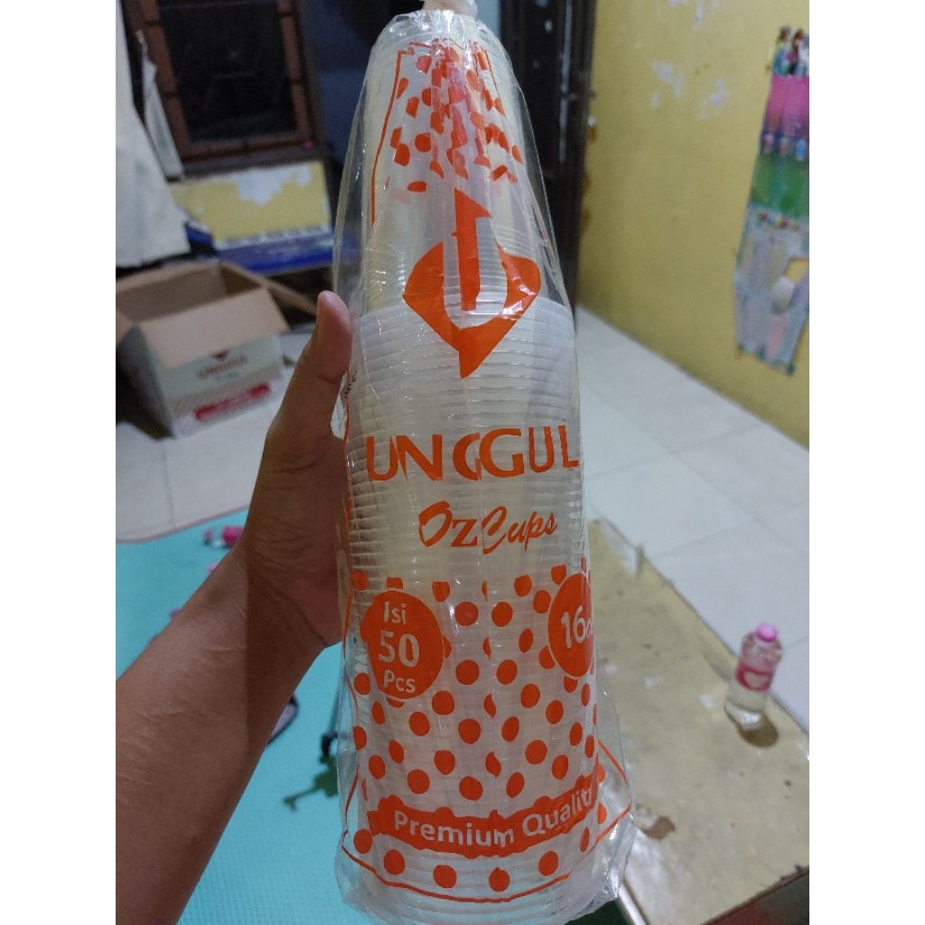 CUP UNGGUL 16 OZ 1 SLOP ISI 50