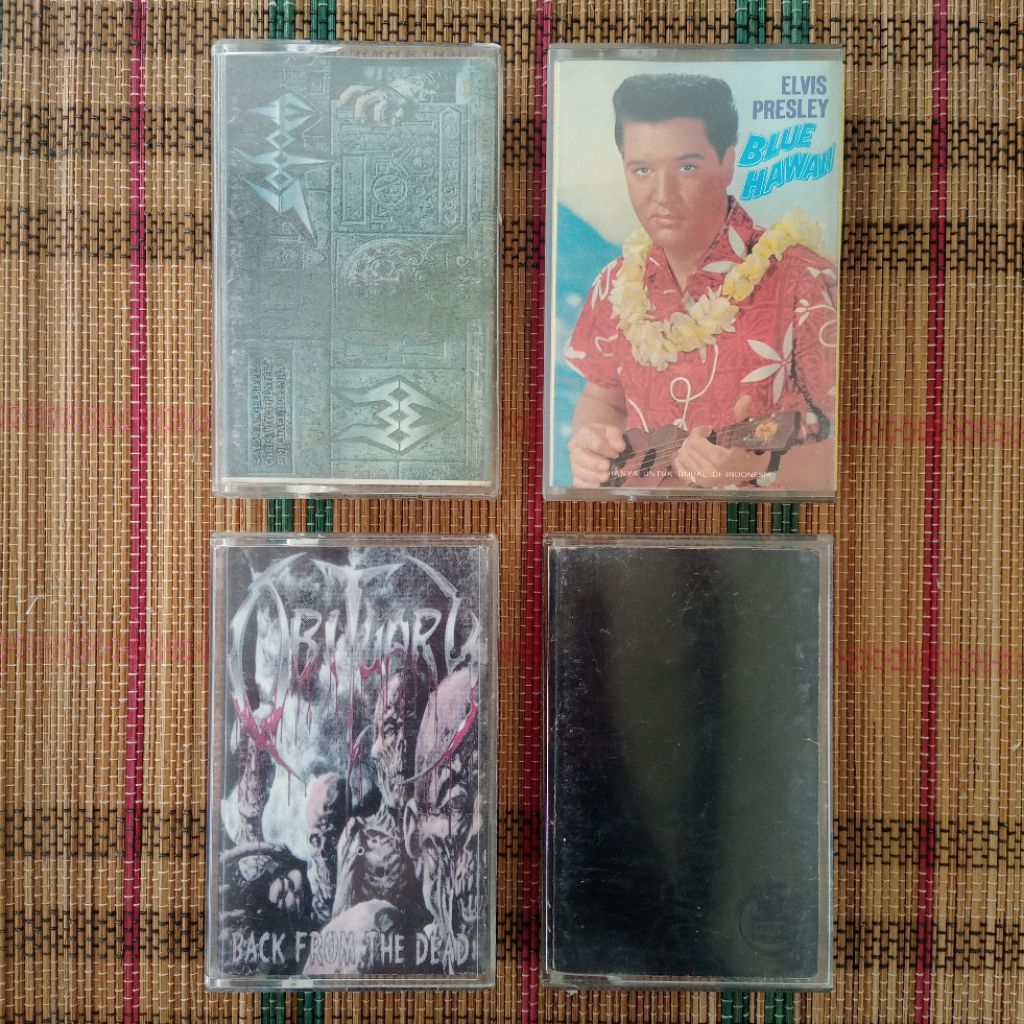 SODOM . ELVIS PRESLEY . OBITUARY . METALLICA CASSETTE TAPE KASET PITA
