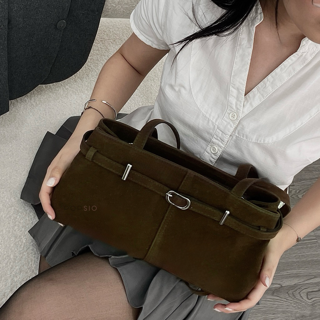 (PO- 14 Hari) Polan Bag - Shoulder Bag Tas Bahu Tas Kerja Wanita - POPSIO.ID