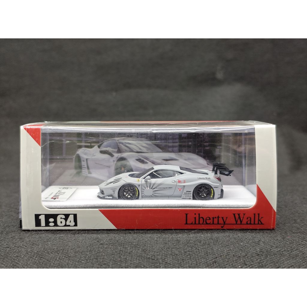 JEC 1/64 LBWK LB Works Ferrari 458 GT Fighter Grey Resin 275 / 399
