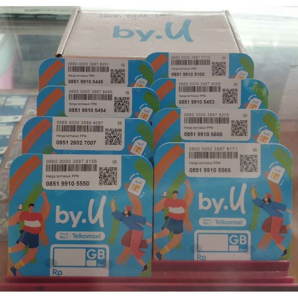 NOMOR CANTIK PERDANA BYU (SEGEL)