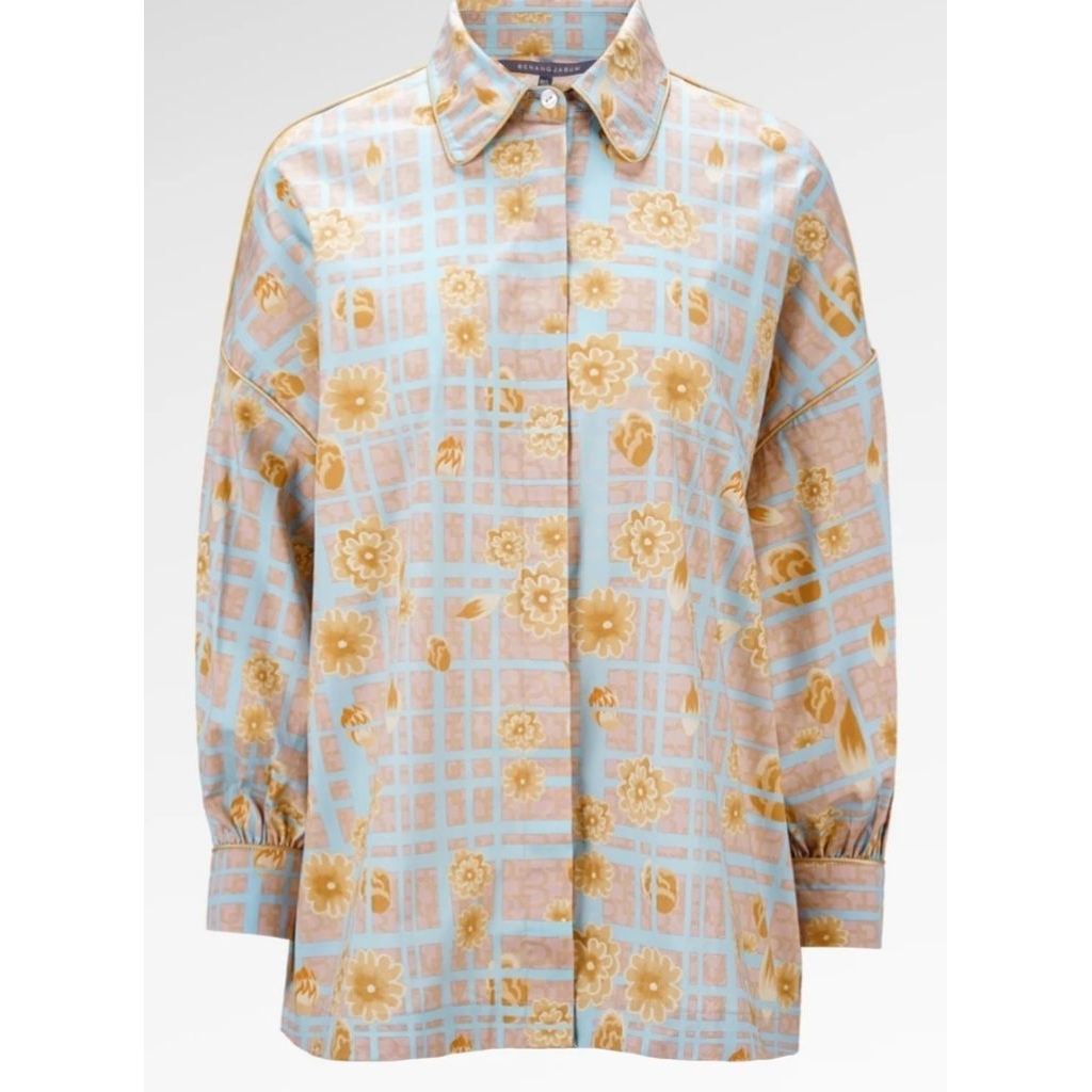 Benang Jarum Selena Binding Shirt Garbera