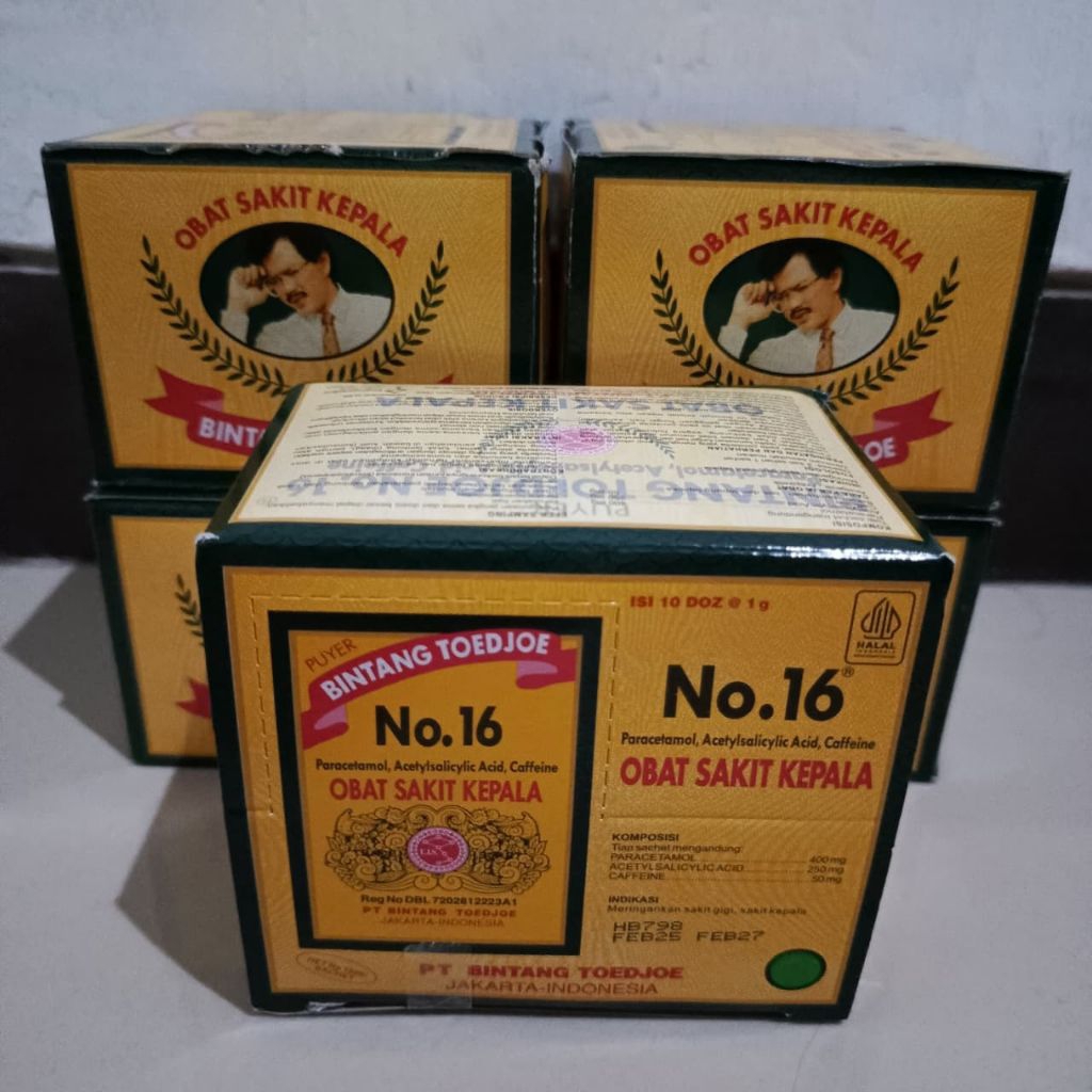 PUYER BINTANG TOEDJOE/PUYER BINTANG TUJUH PUYER BINTANG 7 NO 16/PUYER SAKIT KEPALA