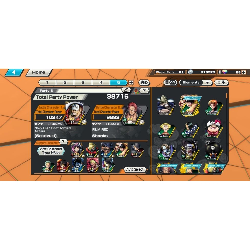 OPBR Duo Ex (sakazuki dan Shanks)