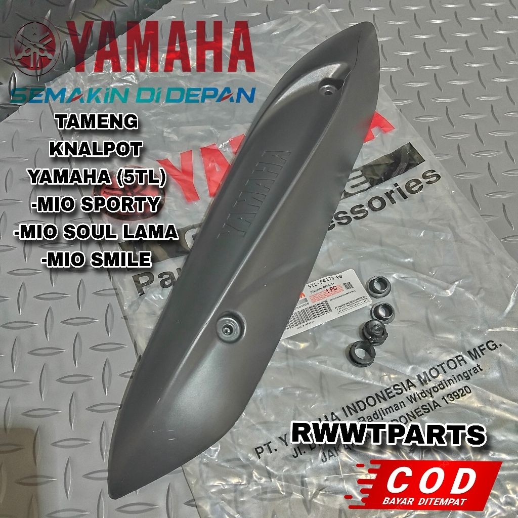 TAMENG KNALPOT COVER TUTUP KNALPOT YAMAHA MIO SPORTY MIO SMILE MIO SOUL LAMA (5TL)