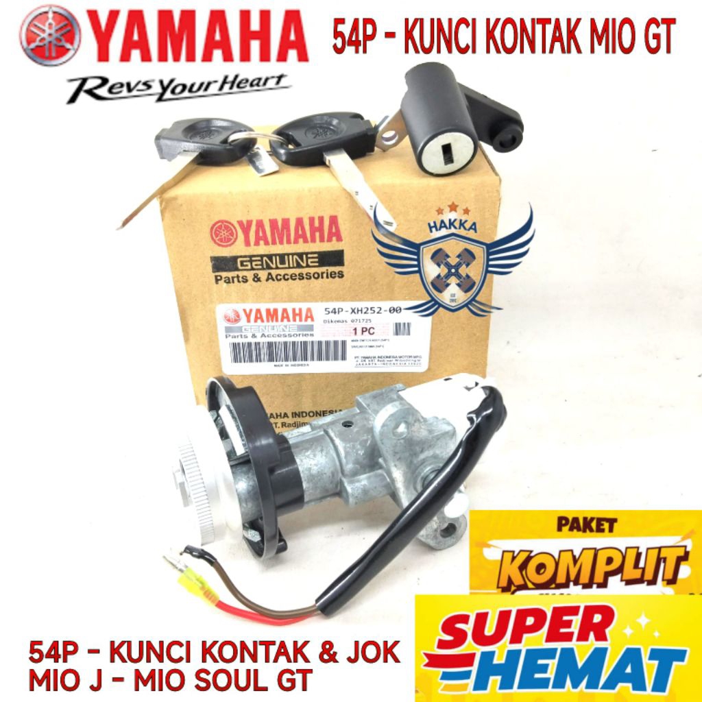 54P KUNCI SET ASLI YAMAHA MIO J, KUNCI SET ASLI YAMAHA MIO GT
