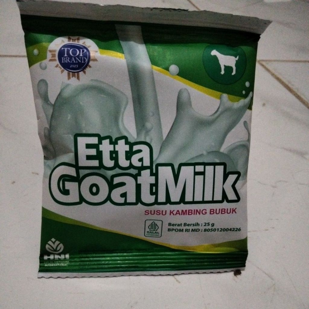 susu kambing ETTA GOAT MILK (EGM) Sachet