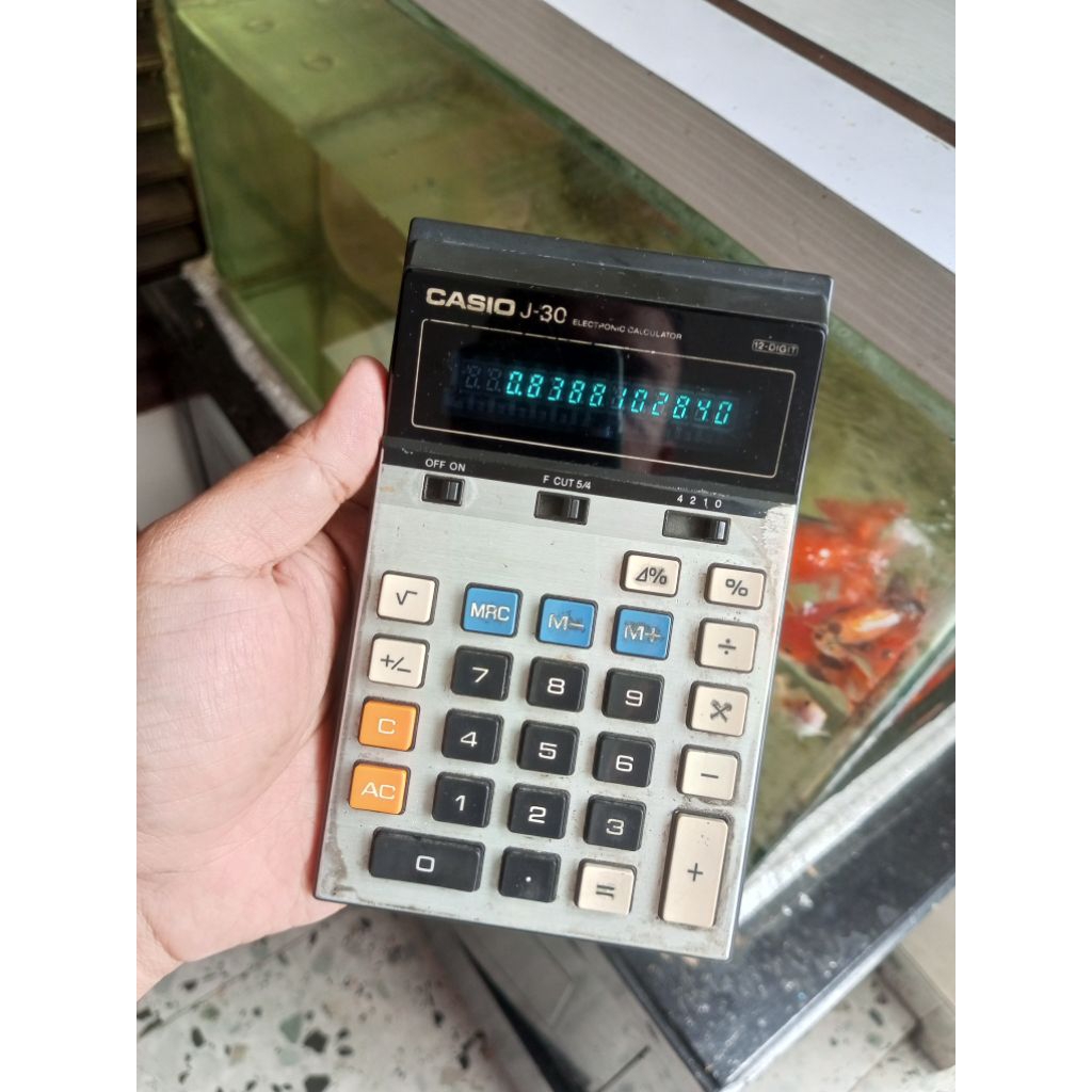 calculator vintage Casio j30 original