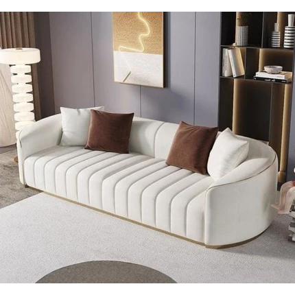 PROMO AKHIR TAHUN Sofa Tamu LINEA MONIKA, Bangku Modern Aestetik Kekinian Minimalis