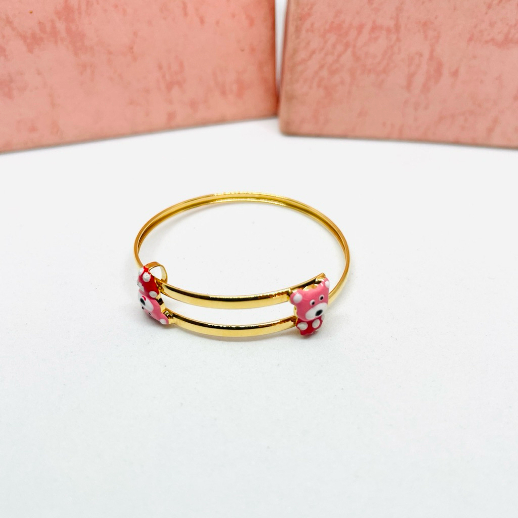 Gelang Bayi Emas Asli Kadar 300/6k Newborn