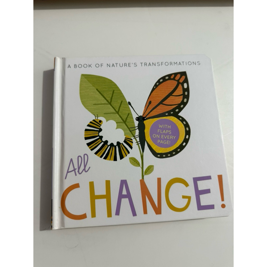 PRELOVED children board lift the flap book all change | buku anak