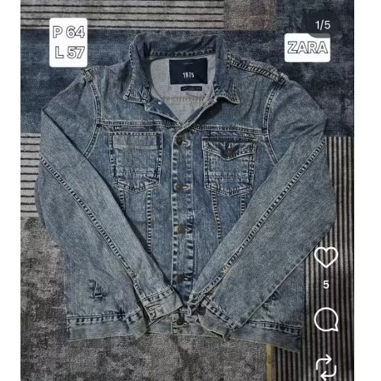 zara man outer denim
