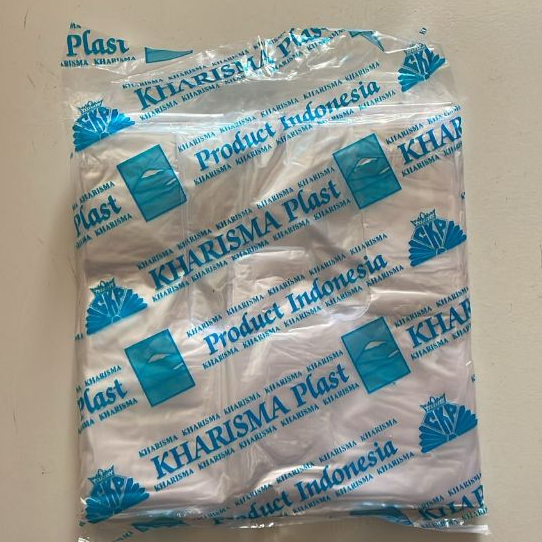 Kantong Plastik Kharisma Uk 15 Biru | Plastik Kharisma Biru Kecil Bening Uk 15 - Plastik Kantongan K