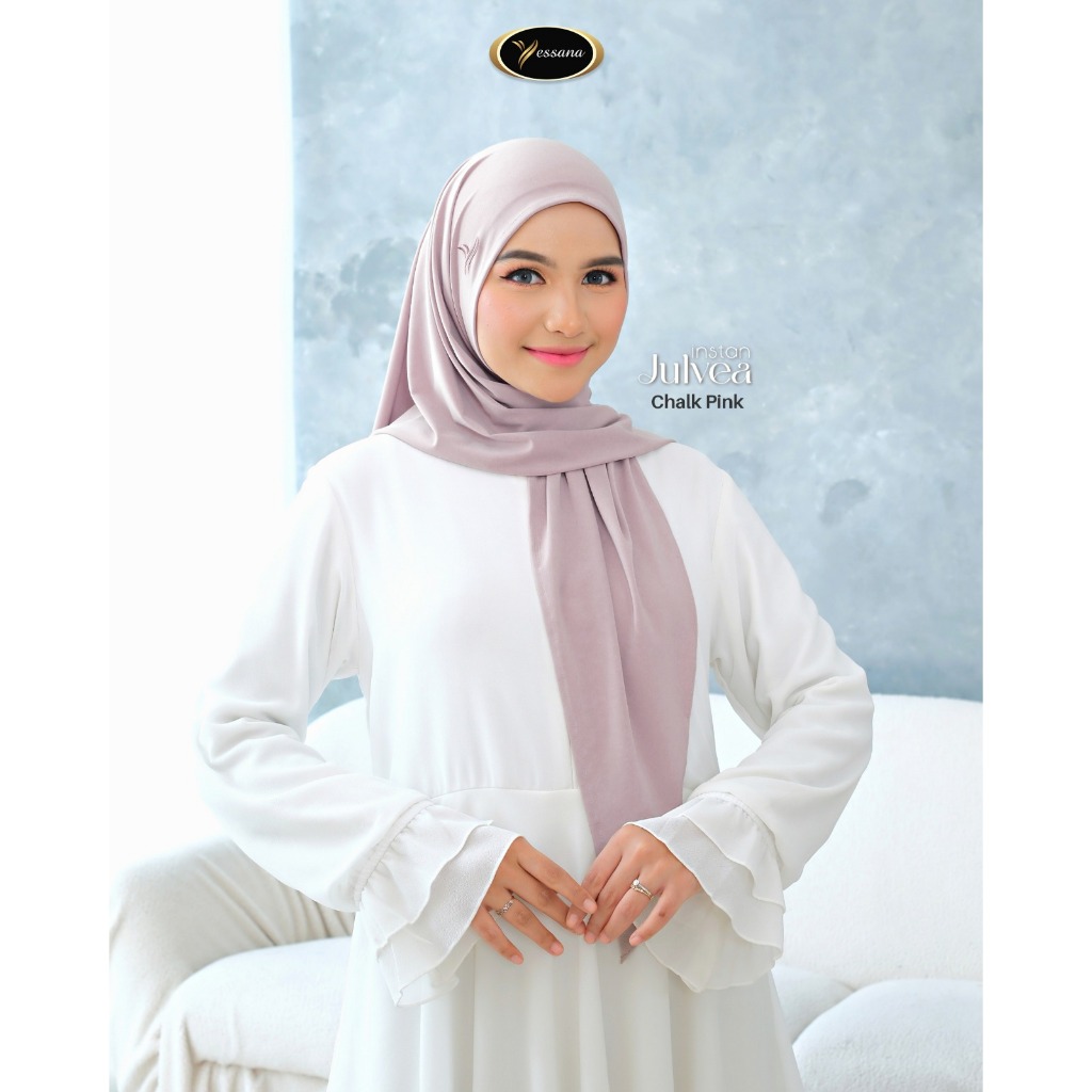 Hijab Instan Bergo Soft Pad Pashmina Instan Jersey Julvea Bergo Instan Yessana