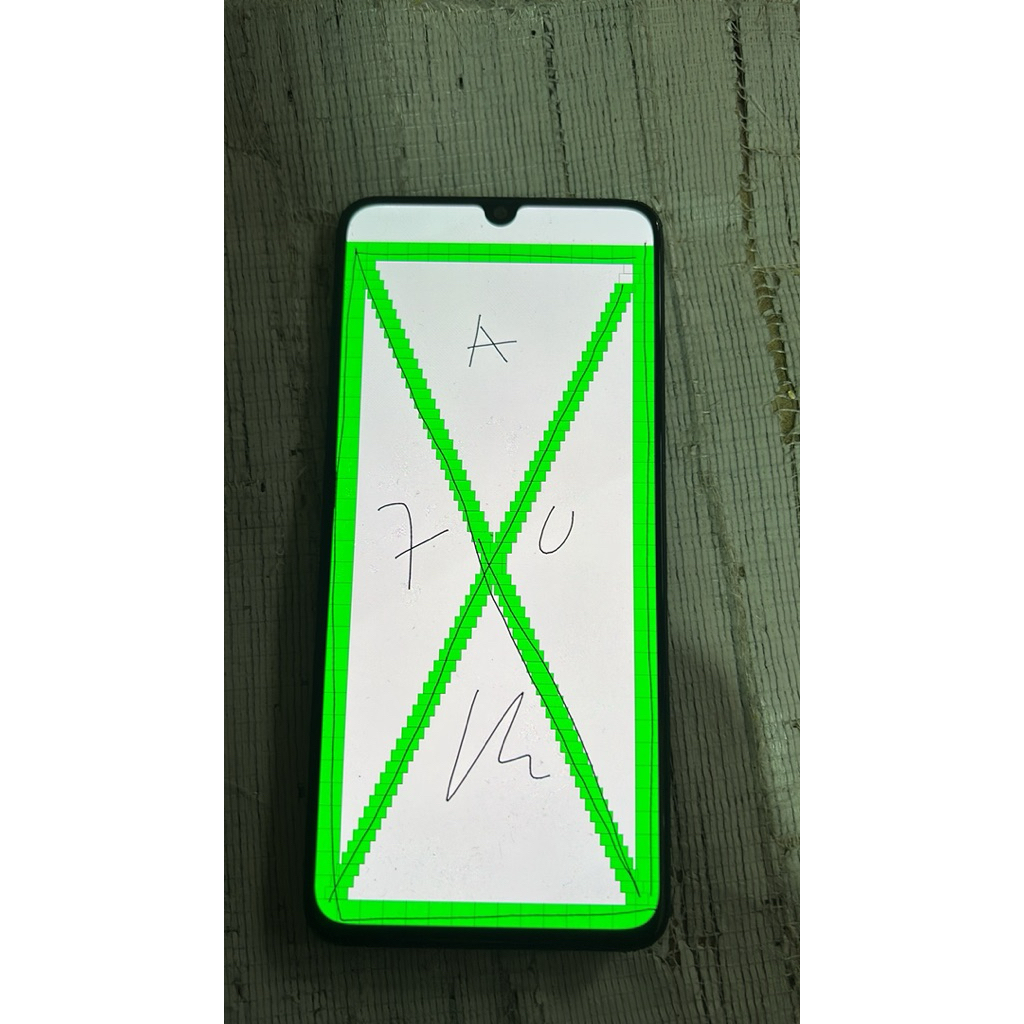 lcd+ fream Samsung A70 no minus