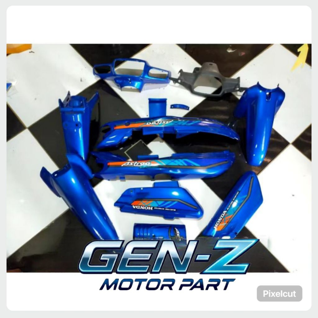COVER BODY ASTREA GRAND IMPRESSA GRAND SABIT BIRU