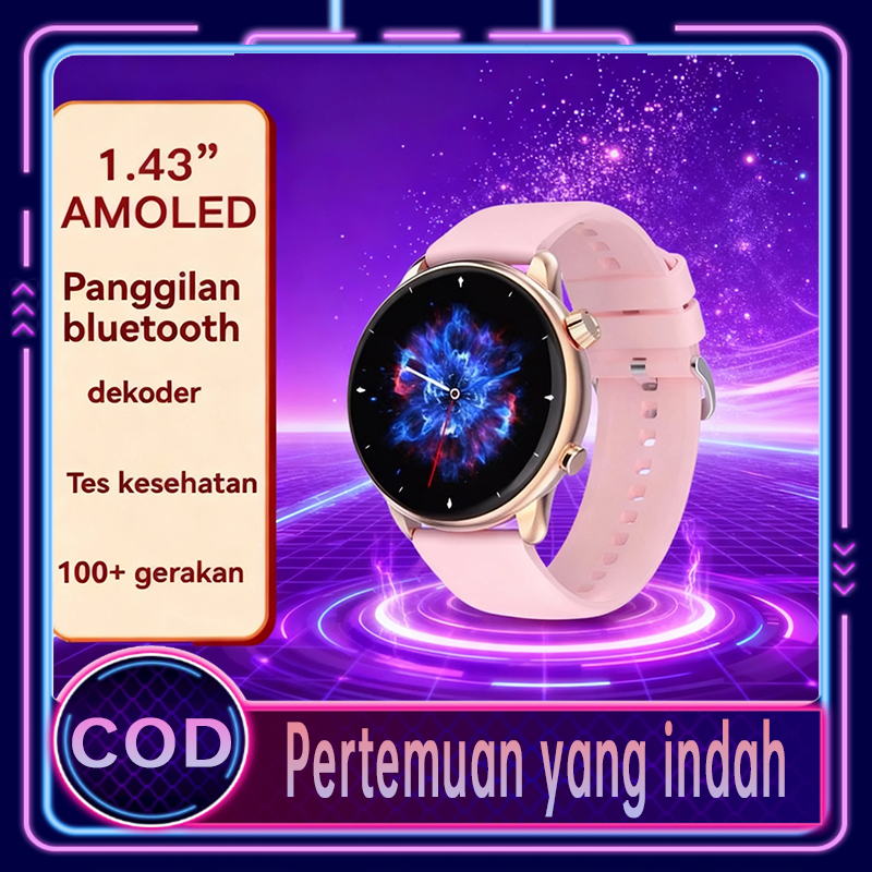 {Rumah Xiaomi}Jam Tangan Pintar Xiaomi Panggilan Bluetooth Layar IPS Pemosisian GPS/Dengan Layar AMO