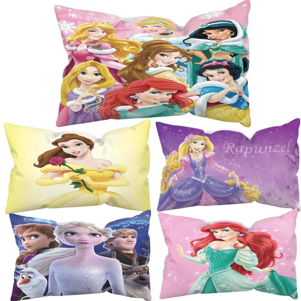 Sarung Bantal Tidur Anak (Sarung) Motif Kartun Ukuran 45x35 cm Motif Disney Princess