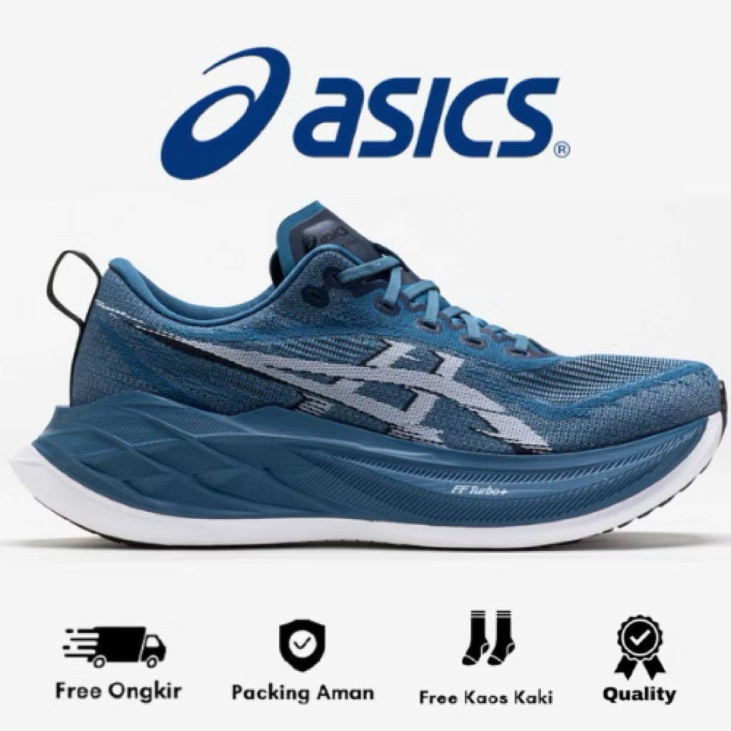 Asics Running Shoes Superblast 2 Winter Sea Blue Shoes