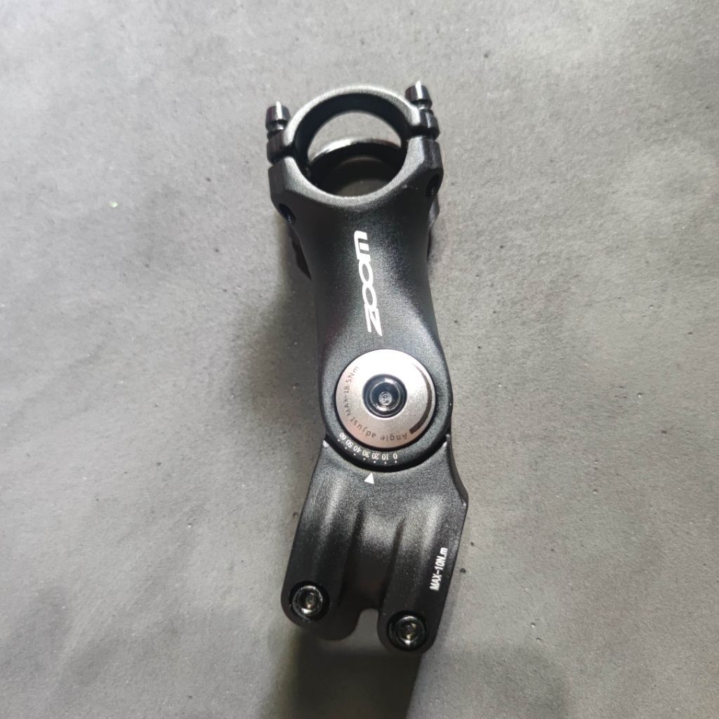 stem zoom os 31.8 adjustable stem oversize sepeda adjust
