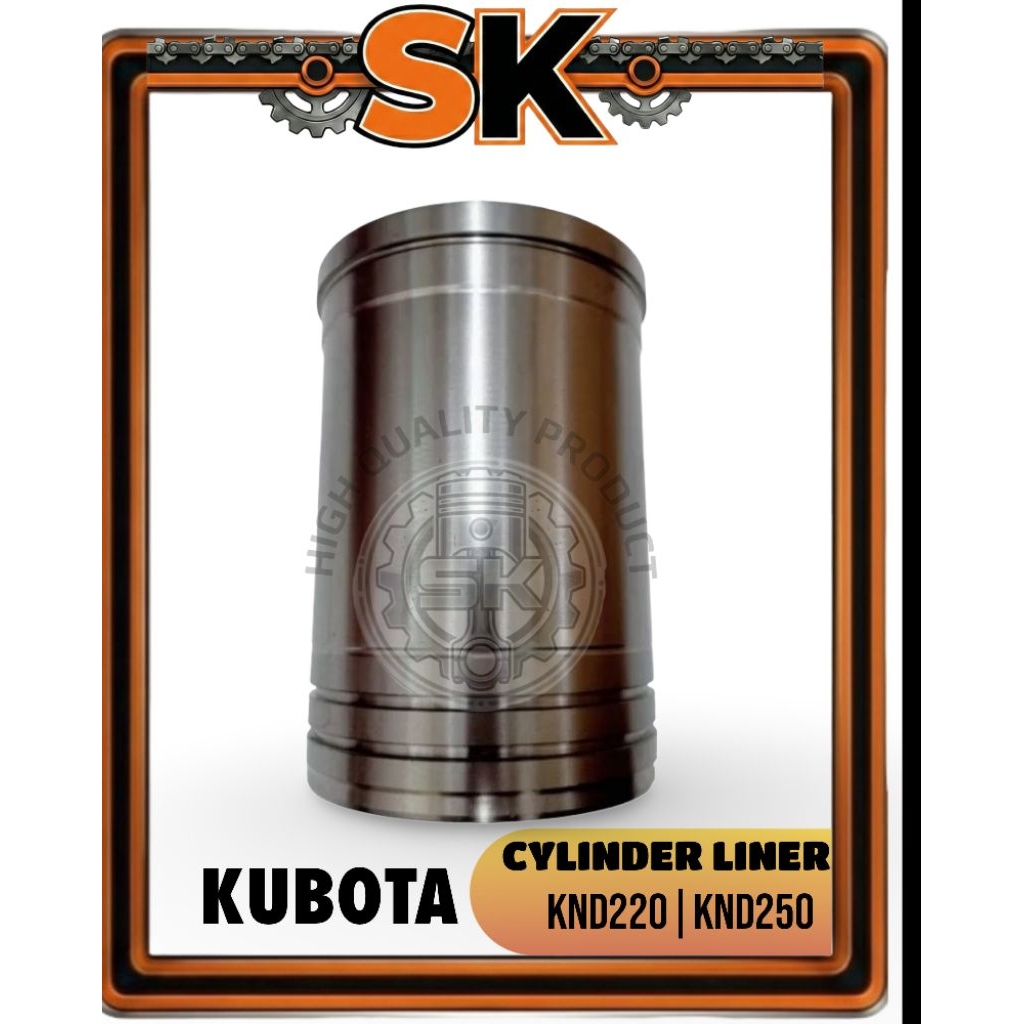 BORING KND220 | KND250 CYLINDER LINER untuk MESIN PENGGERAK KUBOTA KUALITAS TERBAIK