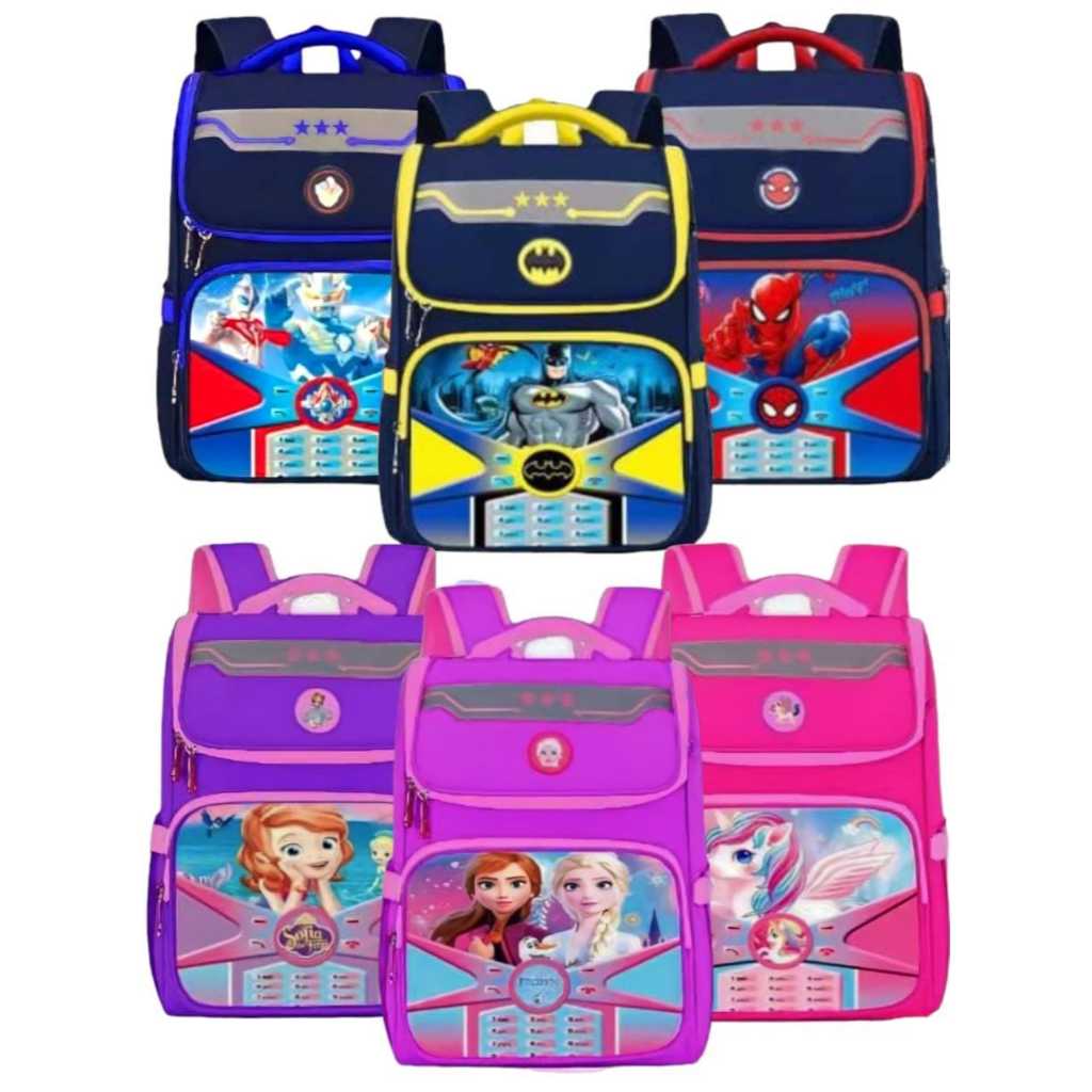 TASIKOO / R2263 NEW TAS RANSEL ANAK MODEL TERBARU TAS SEKOLAH TRENDY TAS ANAK KARAKTER TAS MODEL TAB