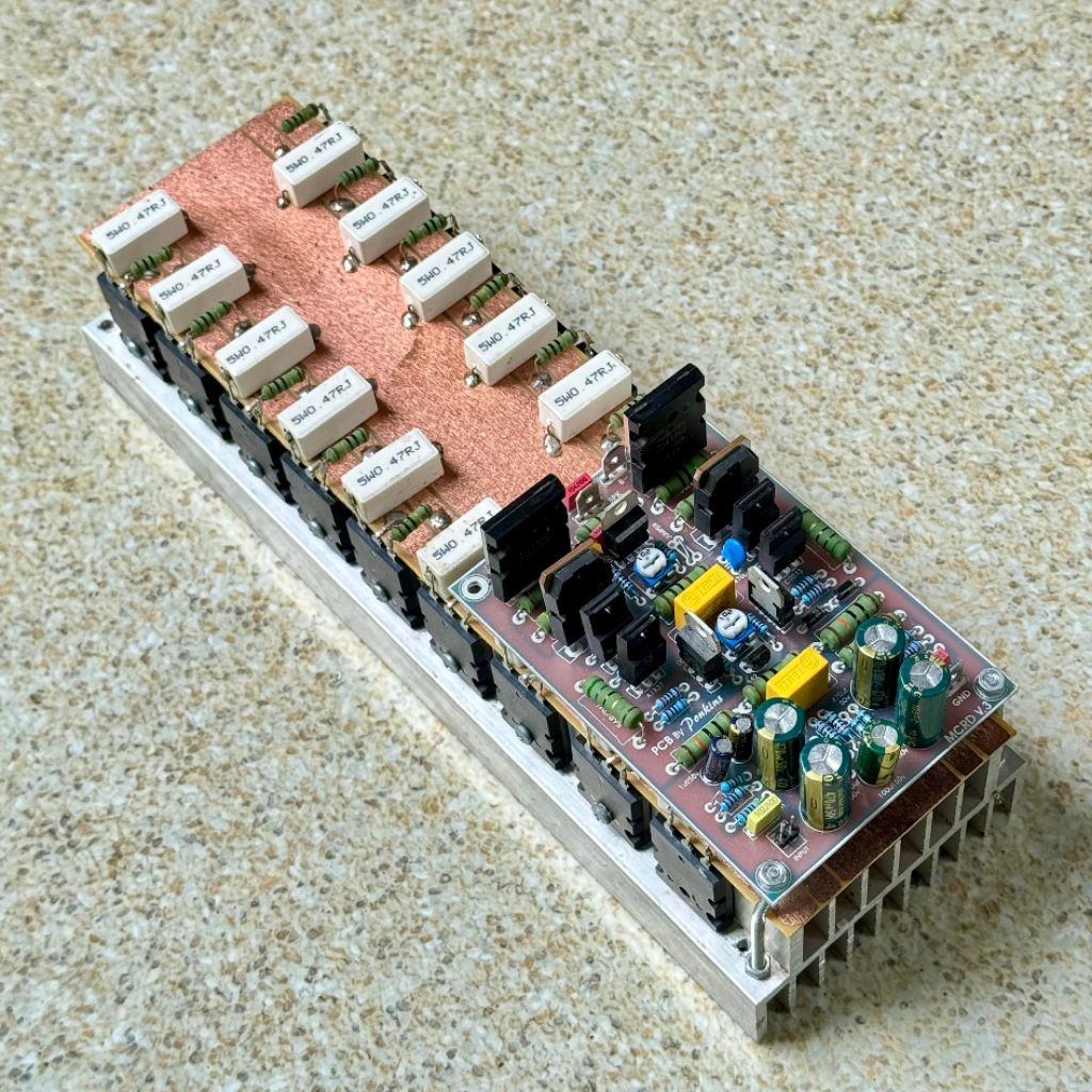 mcrd v3 lengkap heatsink 2u plus final 7,8,9set final Toshiba 25 cm