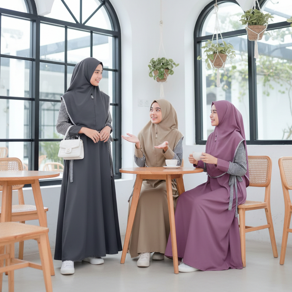 [GOOD STORE] ANYA//KANIA SET HIJAB ALLSIZE Original By Shofiya Hijab