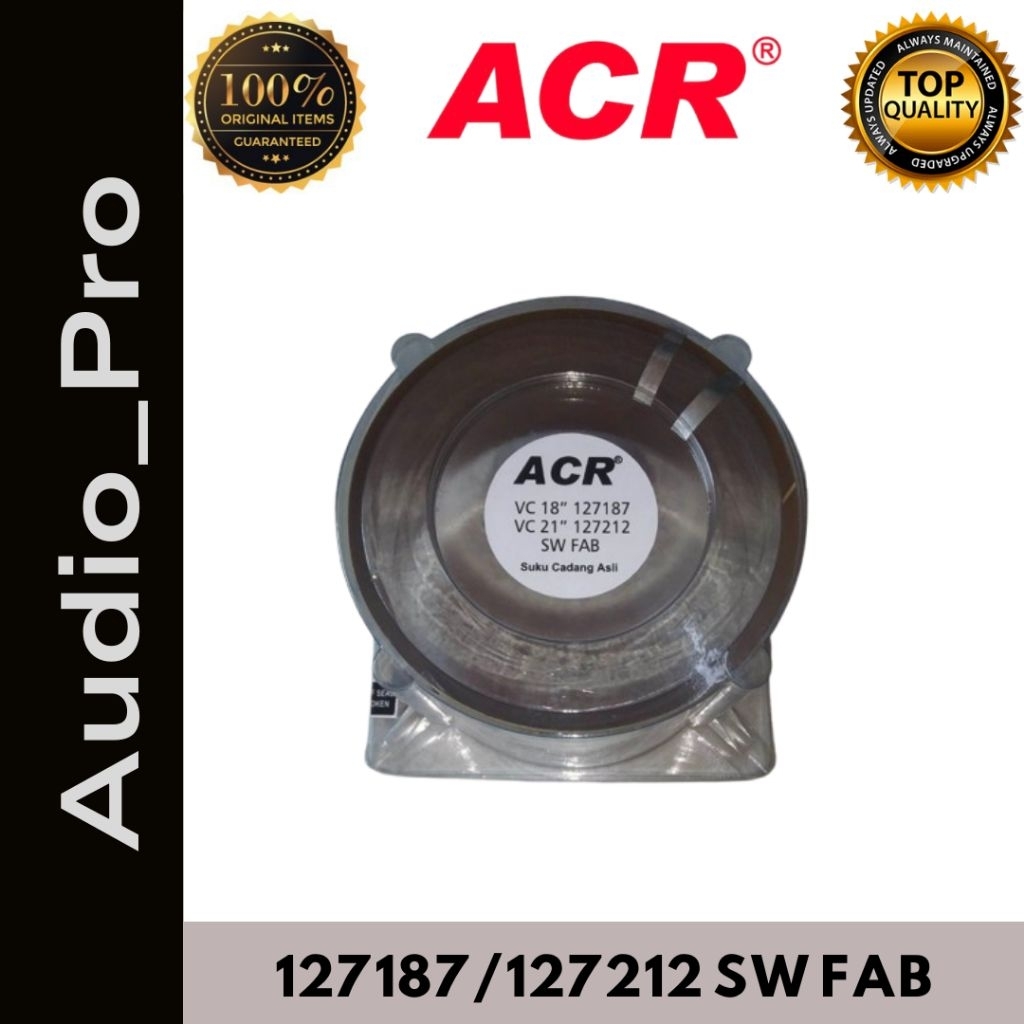 SPUL VOICE COIL ACR 18inch 127187/127212 SW FABULOUS ORIGINAL ACR