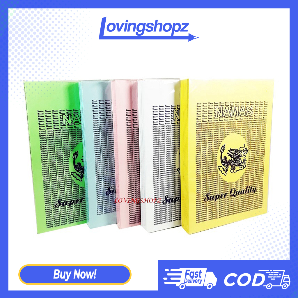 Kertas HVS Warna ukuran A4 60 gram