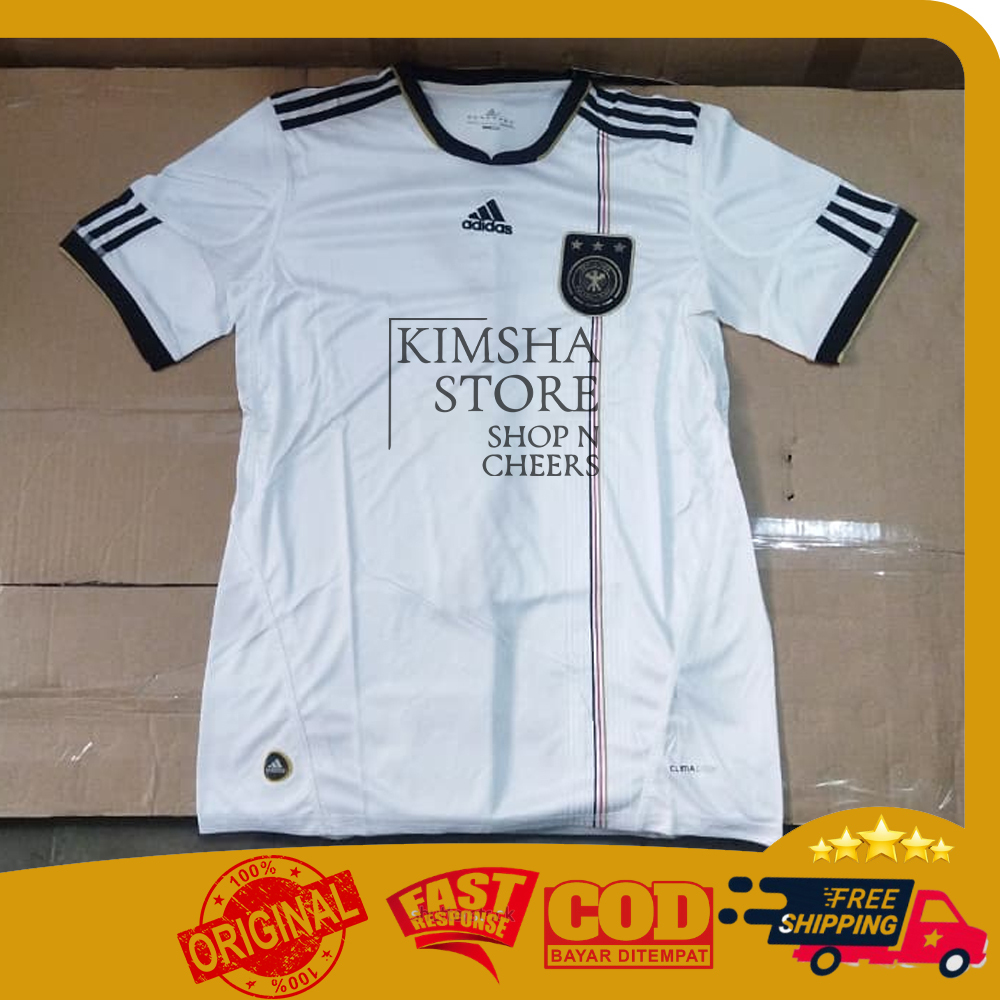 Kaos Adidas Jersey Germany 2010 2011 Home Football Soccer Pakaian Baju Olahraga Sepak Bola Negara Je