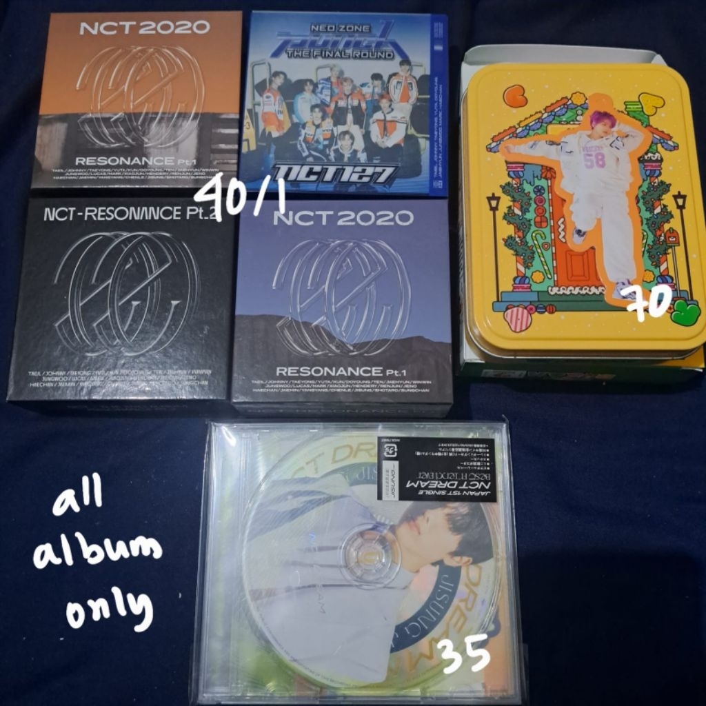 [READY STOCK] NCT ALBUM ONLY UNSEALED 2020 RESONANCE KIHNO VER PAST FUTURE ARRIVAL PT1 PT2 PART 1 2 