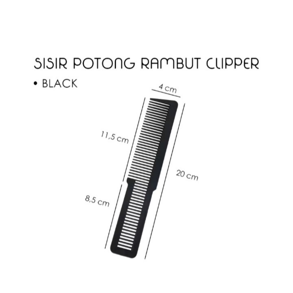 Sisir Potong Wahl Carbon | Sisir Potong Rambut