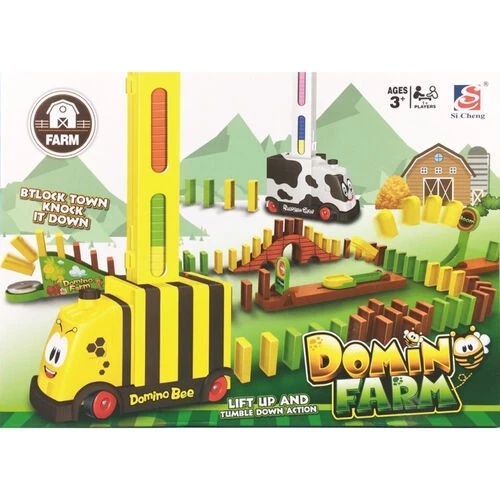Gt Mainan Domino Bee Train Domino Farm Lebah Sc8346