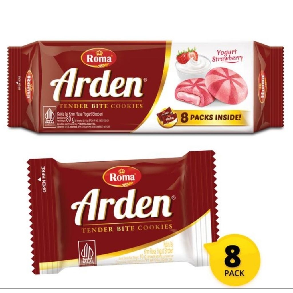 Biskuit Roma Arden Rasa Strawberry