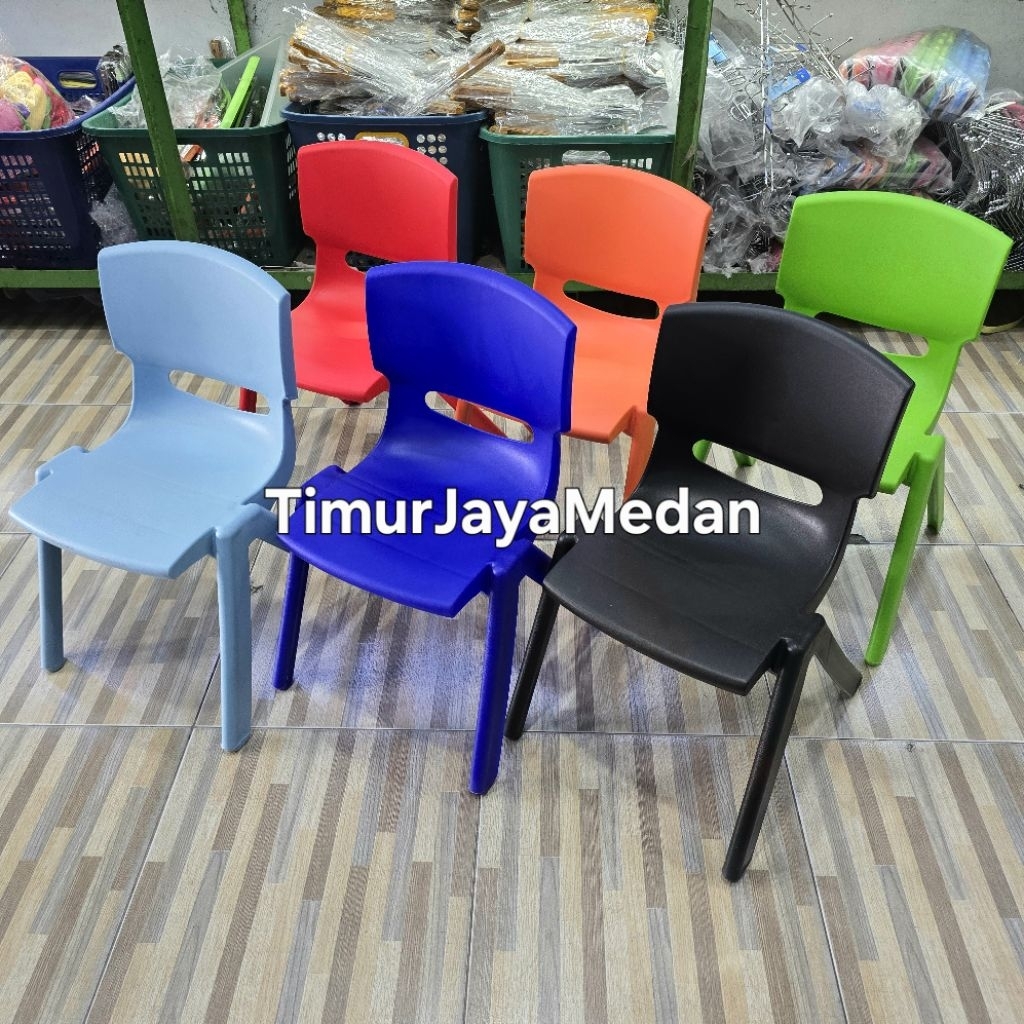 Kursi Anak PAUD TK SD Kokoh & Tebal Kursi Belajar Nyaman Estetik Twinpan