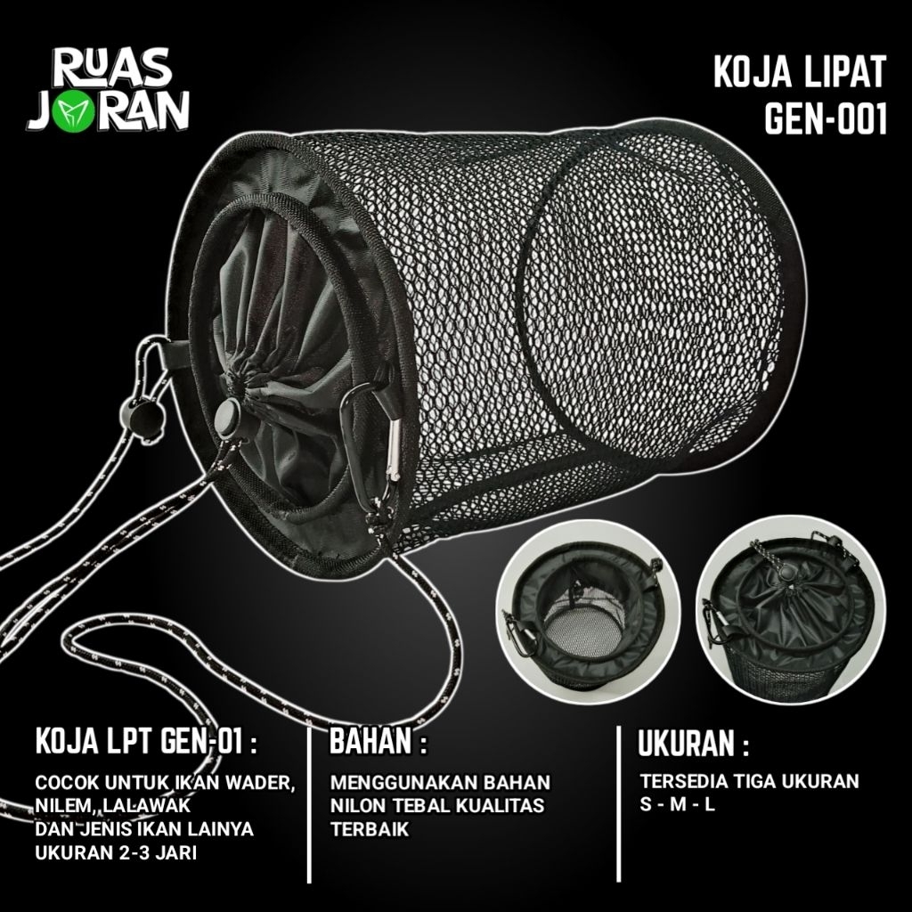 KOJA LIPAT GEN'01 PREMIUM - KERUMBU IKAN - KORANG WADER - KERAMBA IKAN - KOJA TEMPAT UMPAN HIDUP