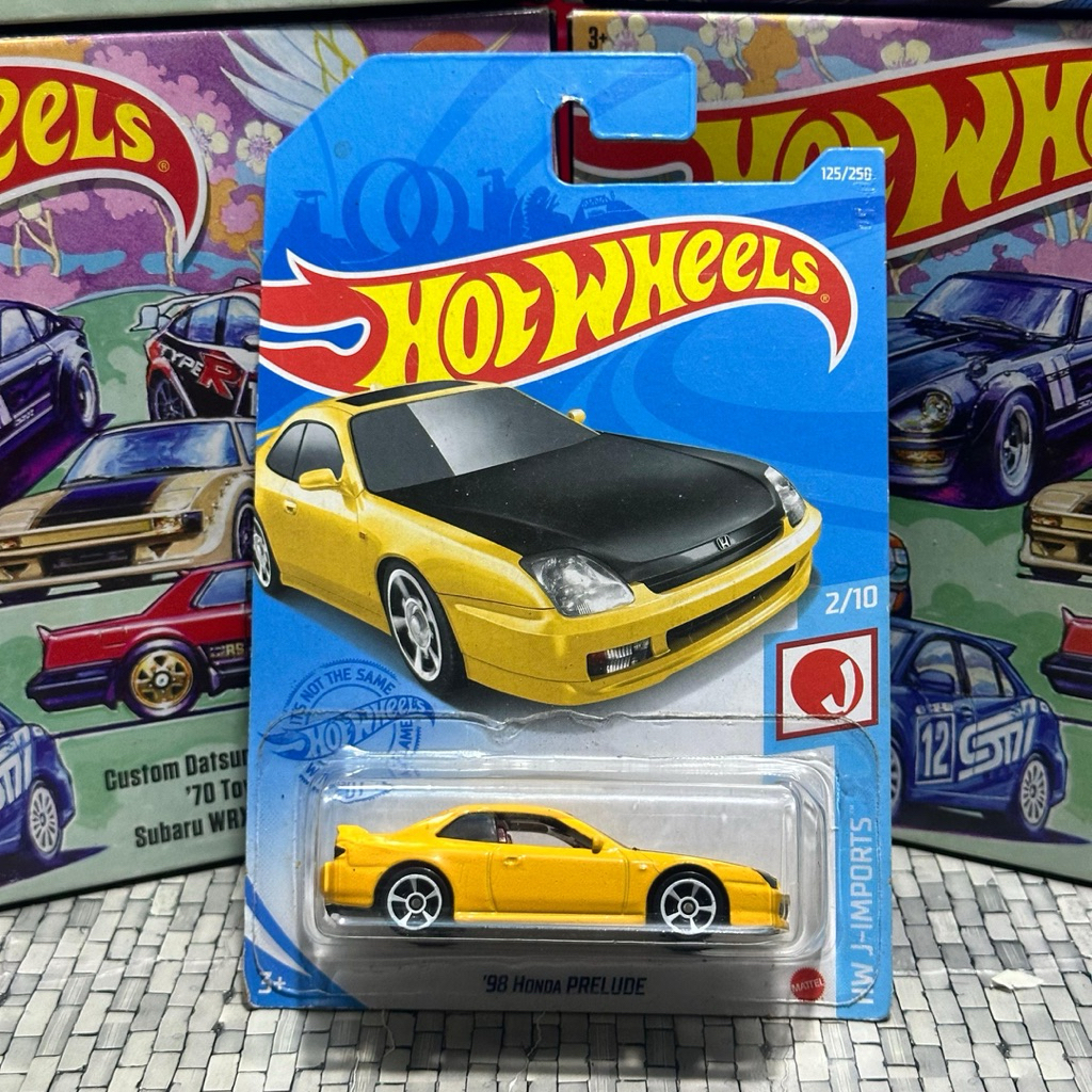 Promo mainan diecast mobil Hotwheels 98 Honda Perlude Kuning Hot Wheels Original