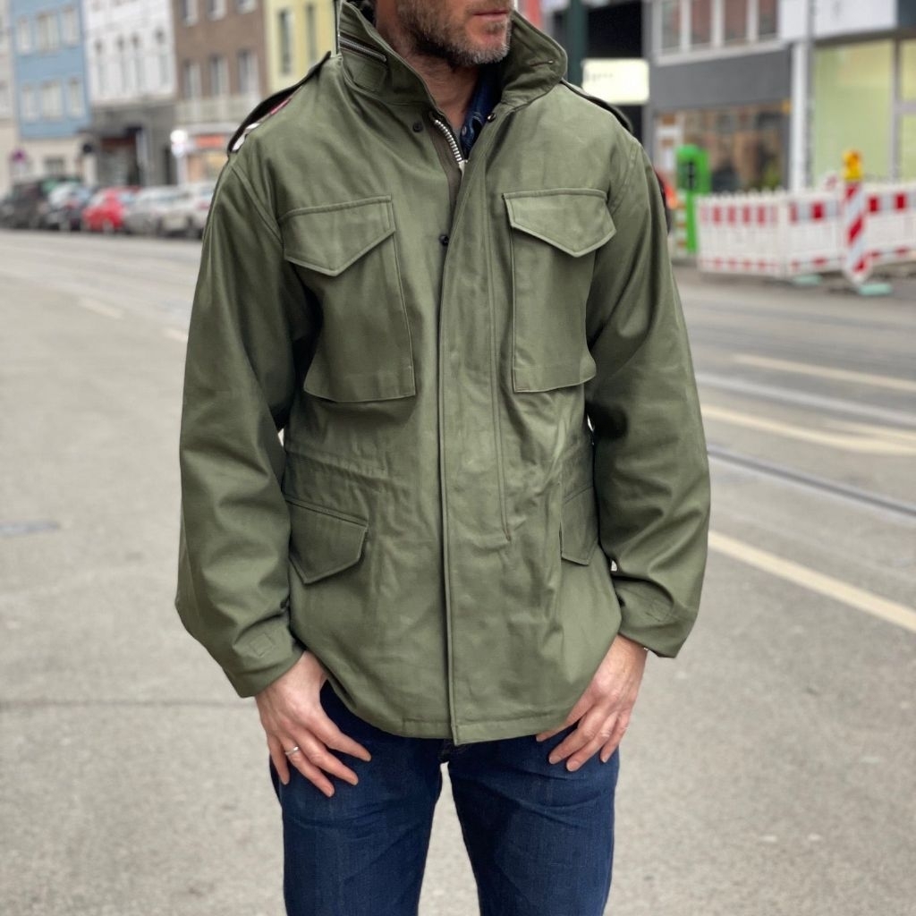 [Bisa COD] Jaket Parka Army M65 Spesial Bahan Kanvas Tebal  Bagus Murah Berkualitas
