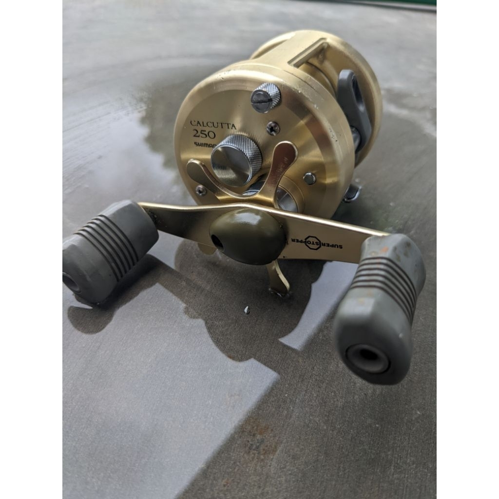 reel pancing Shimano calcutta 250 bait casting reel