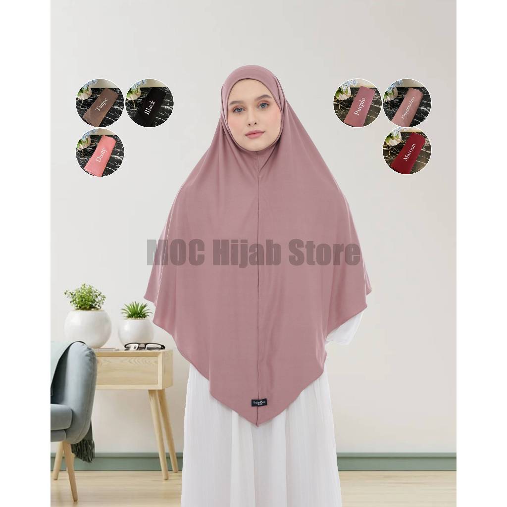 KERUDUNG [PREMIUM] KAYLA XL JILBAB HIJAB BESAR JUMBO SiRIA NON PAD PET KHIMAR SYARI JERSEY ZOYA PREM
