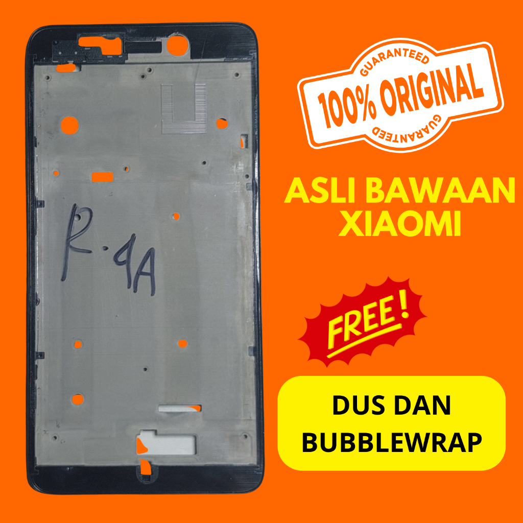 frame lcd xiaomi redmi 4a - asli ori xiaomi - tulangan tatakan ori copotan cabutan bawaan