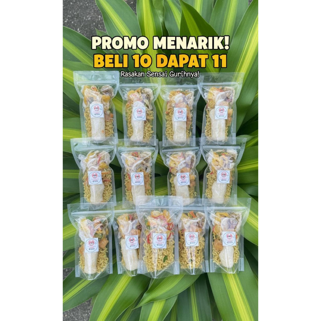 PROMO SEBLAK INSTAN KOMPLIT FULL ISI DENGAN TOPING-SEBLAK TAFINA