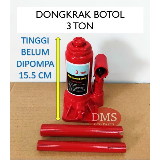 DONGKRAK 3 TON DONGKRAK BOTOL 3 TON DONGKRAK MOBIL HIDROLIK