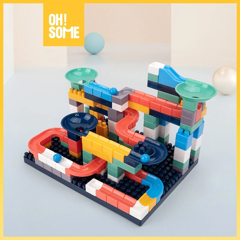 OHSOME - Mr. man / Mainan Brick Balok Susun Anak DIY 150pcs Bahan ABS Kuat Tahan Lama