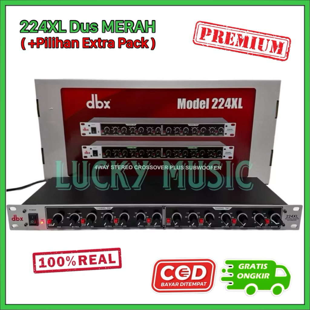 Crossover DBX 224 XL Sub 4 way stereo Dbx 224 xl Subwoofer dbx 224xl sub crossover 224xl 4 way