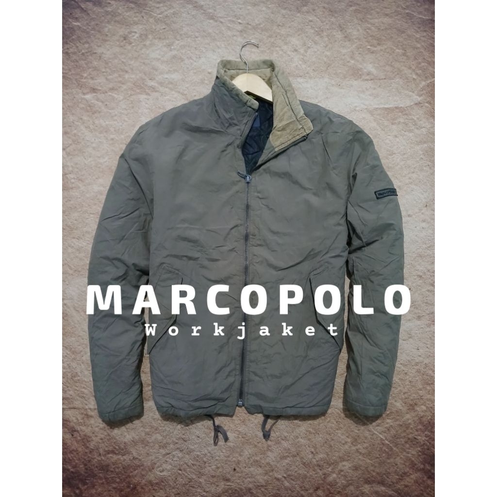 Jaket work keren MARCO POLO kerah corduroy bekas pakai