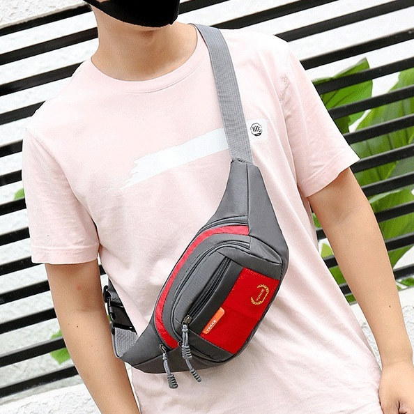 JOINSHOP Tas Selempang Pria Wanita Sling Backpack Import / Tas Selempang Dada / Tas Pinggang Pria Wa