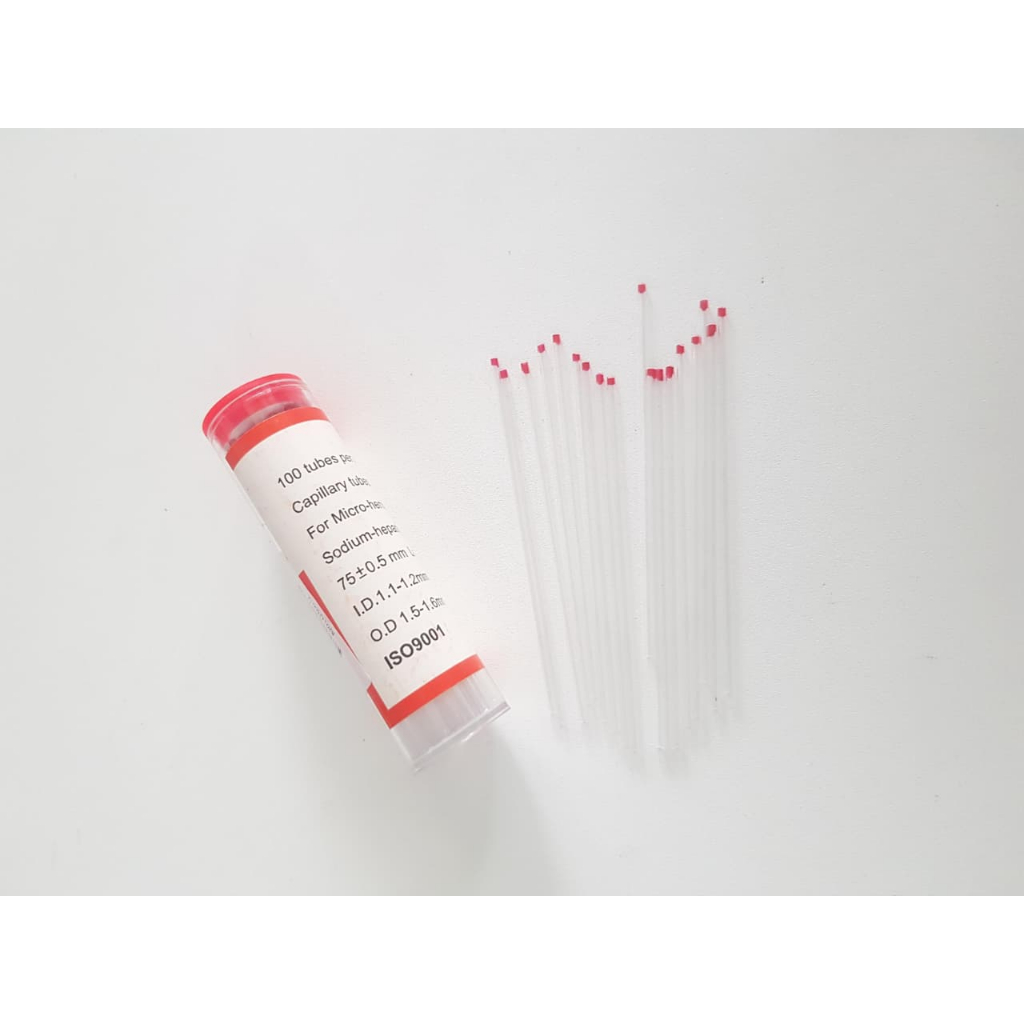 Tabung Pipa Kapiler Hematokrit Micro / Kapiler Haematocrit Tabung